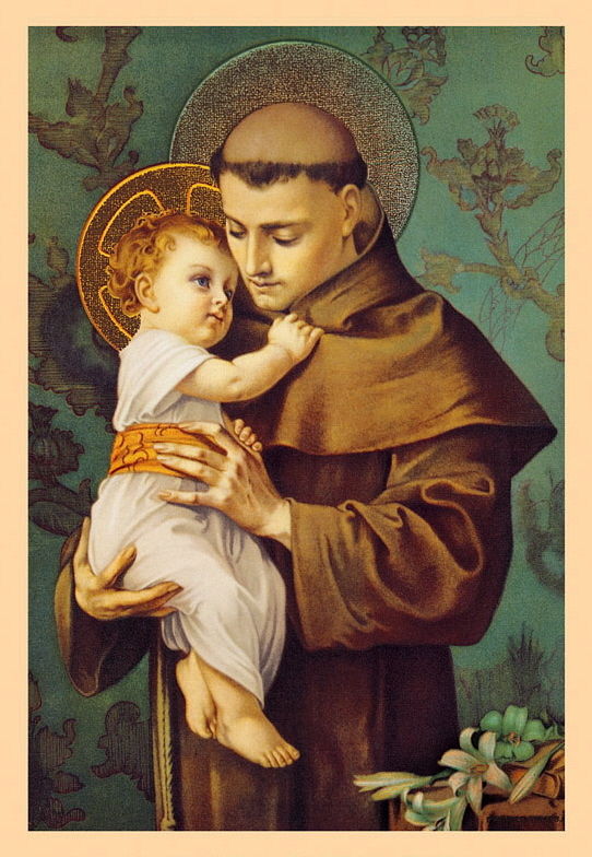 St. Anthony Cream Card